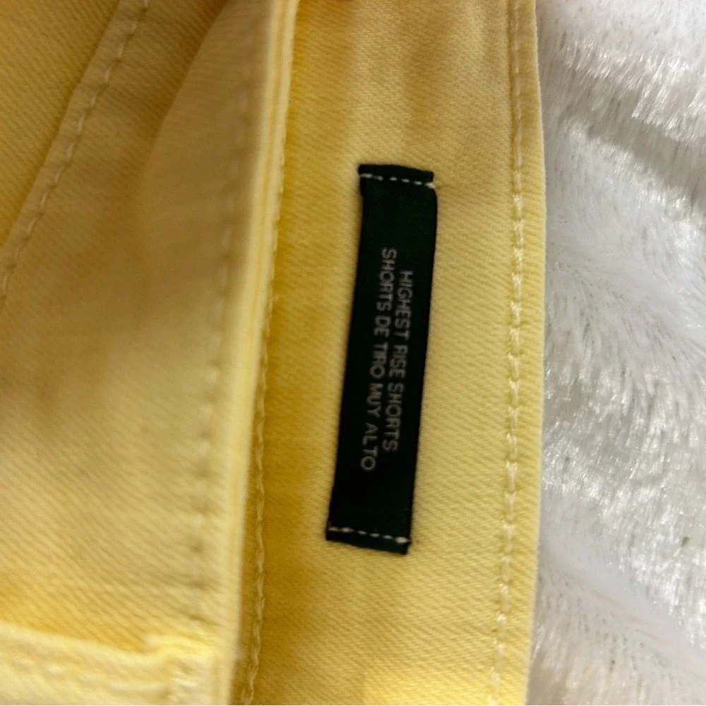 Wild Fable Womens Highest Rise Denim Shorts‎ Yellow Size 2 26 Waist NWT
